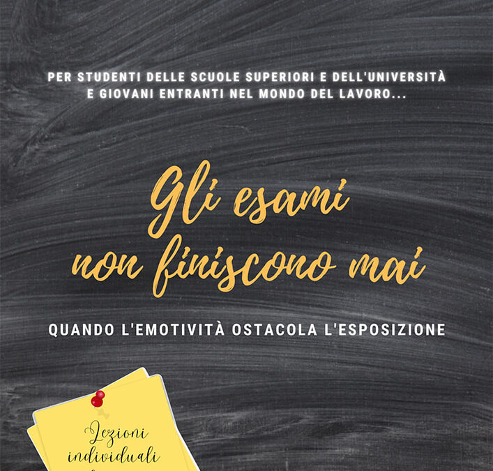 Gli esami non finiscono mai